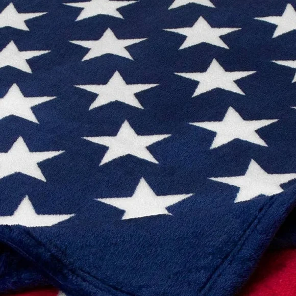 American Flag Fleece Blanket 50"x60" Brand New - Picture 4 of 4